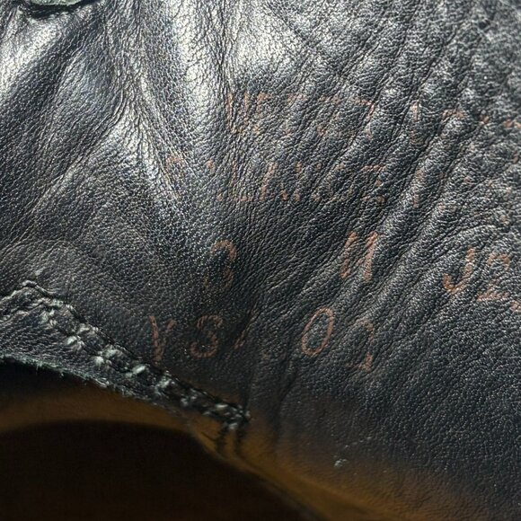 Vintage Shoe Co. women's western ankle boots 8 medium black studs leather - Picture 12 of 15
